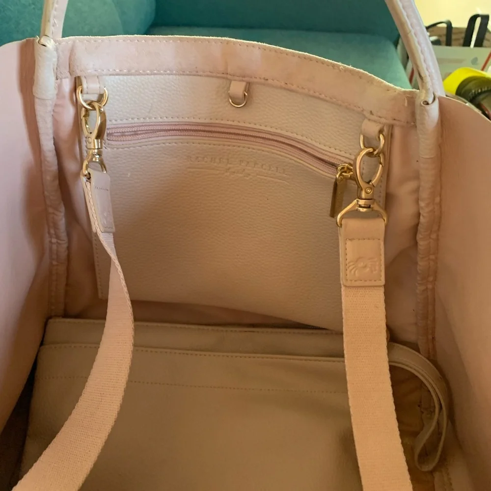 Elegant Pink Diaper Bag with Gold Chain by Rachel Parcell’s “itzy ritzy”